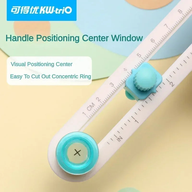 أداة قص دائرية بزاوية 360° – لتصميم الدوائر بدقة واحترافية في الكروت والأشغال اليدوية