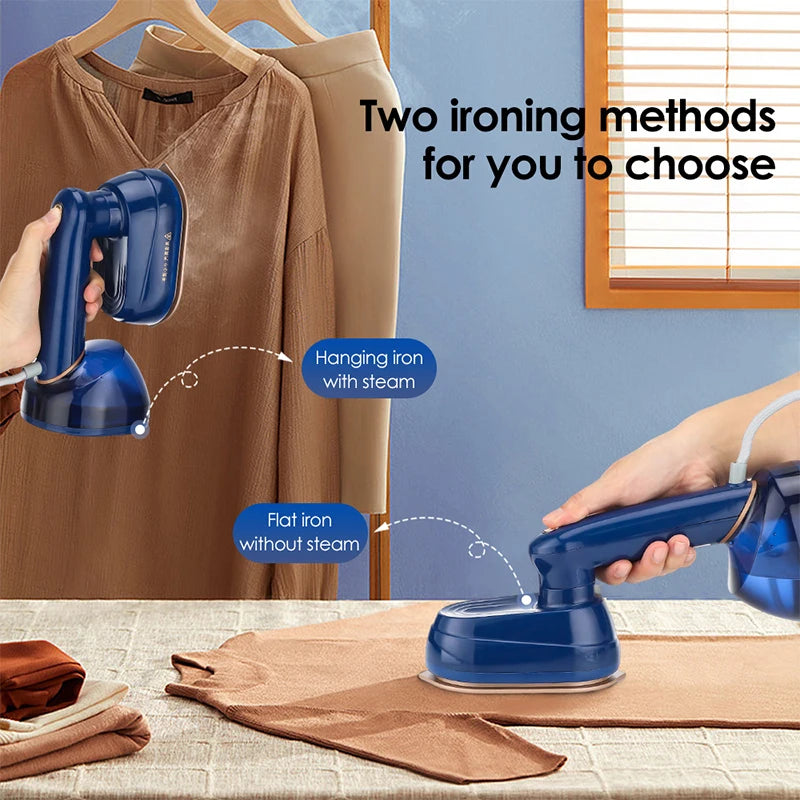 مكواة بخار يدوية Yunchi بقوة 1050/1200 واط – تسخين سريع بـ20 ثانية، للملابس الجافة والرطبة، محمولة وسهلة الاستخدام