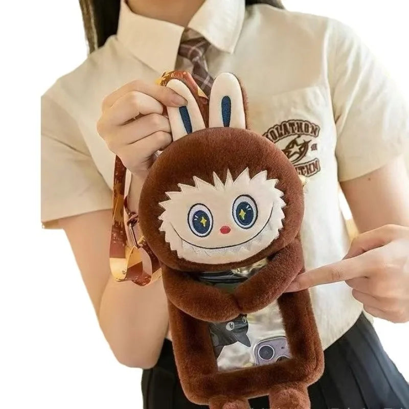 حقيبة ظهر كارتونية فاخرة من الفرو – حقيبة متعددة الاستخدامات