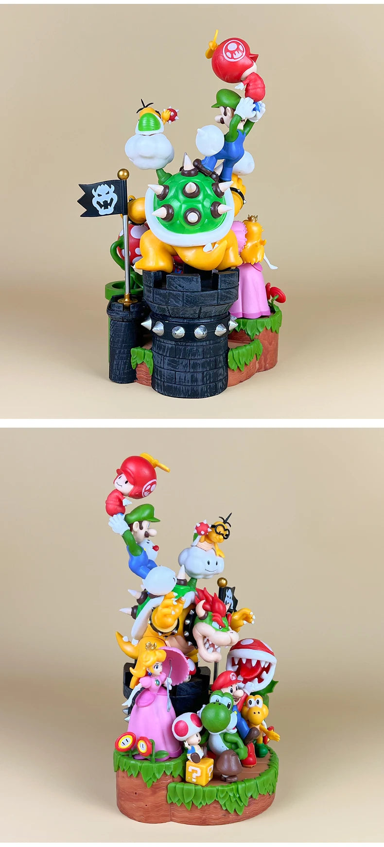 مجسمات شخصيات Super Mario – طقم مشهد متكامل من الشخصيات