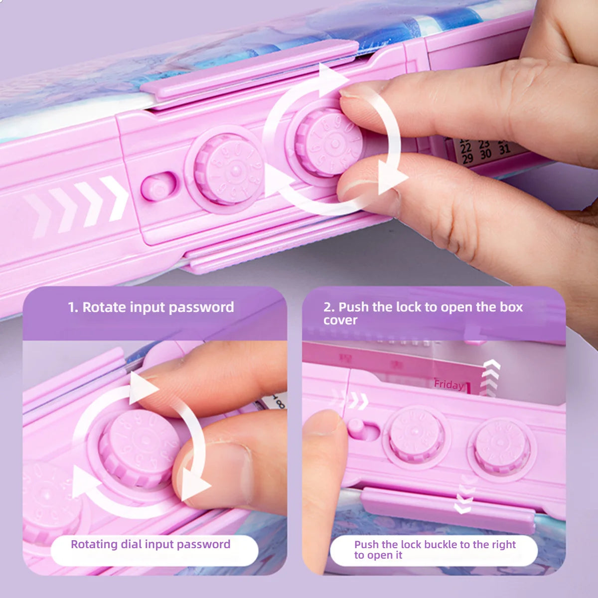 علبة أقلام متعددة الوظائف للأطفال من ديزني