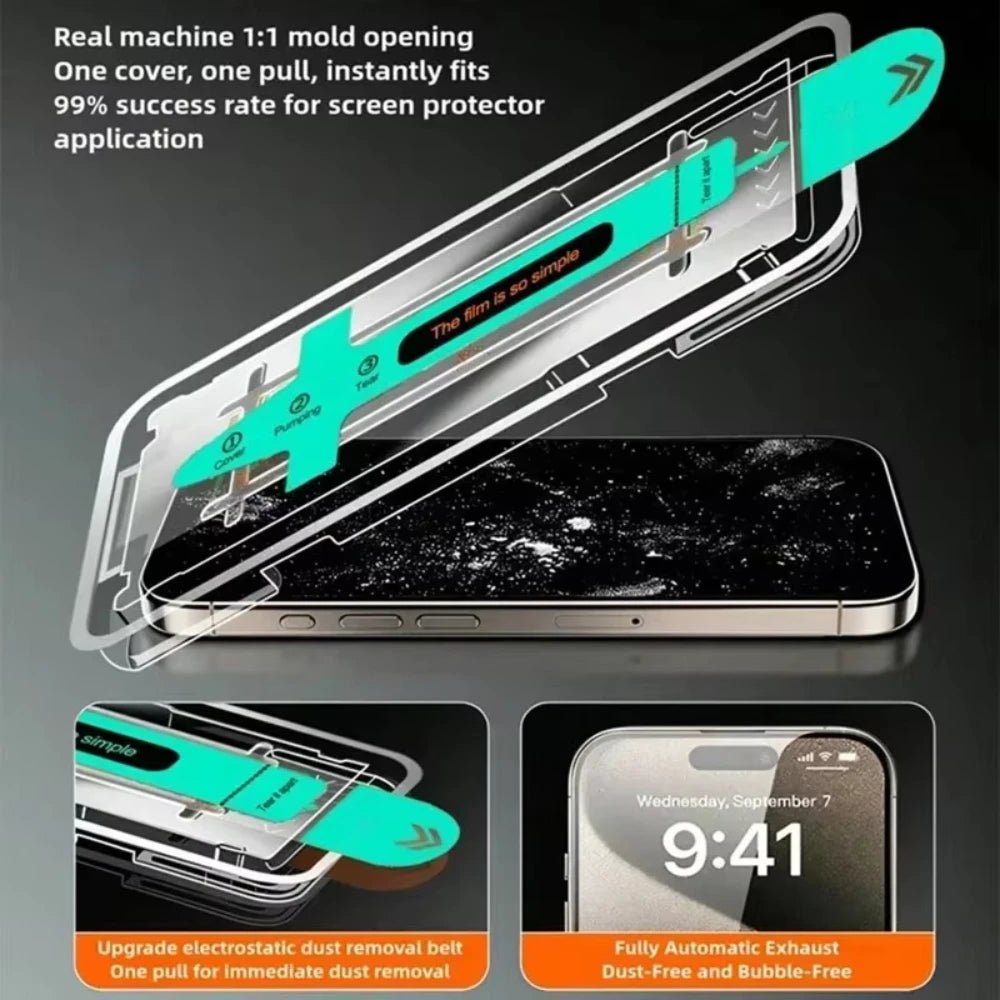 زجاج حماية بخصوصية عالية لأجهزة iPhone 11 – 17 Pro Max / Air / XS / وغيرها