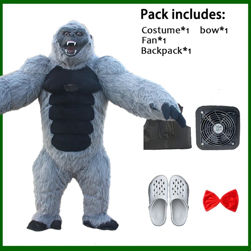 زي تميمة قابل للنفخ – دب قطبي أو باندا