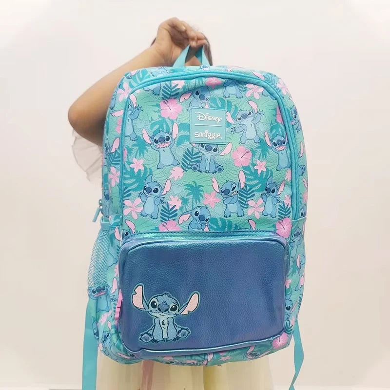 حقائب مدرسية سمايغل أستراليا الجديدة – حقيبة ظهر ديزني ستيتش، حقيبة غداء، زجاجة ماء، هدية للطلاب – تباع القطع بشكل منفصل.