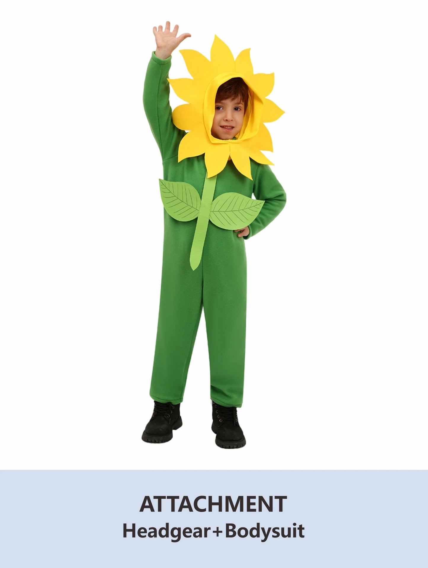 زي تنكري وردة حمراء للأطفال – بدلة كاملة بتصميم زهرة ورد مع غطاء رأس | مثالي للحفلات المدرسية