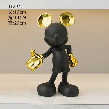 تمثال ميني ماوس العصري – مجسم ديكوري من الراتنج بحجم 20/30 سم