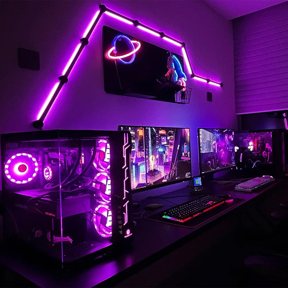 شريط إضاءة ذكي RGBIC – إضاءة خلفية تفاعلية مع الموسيقى