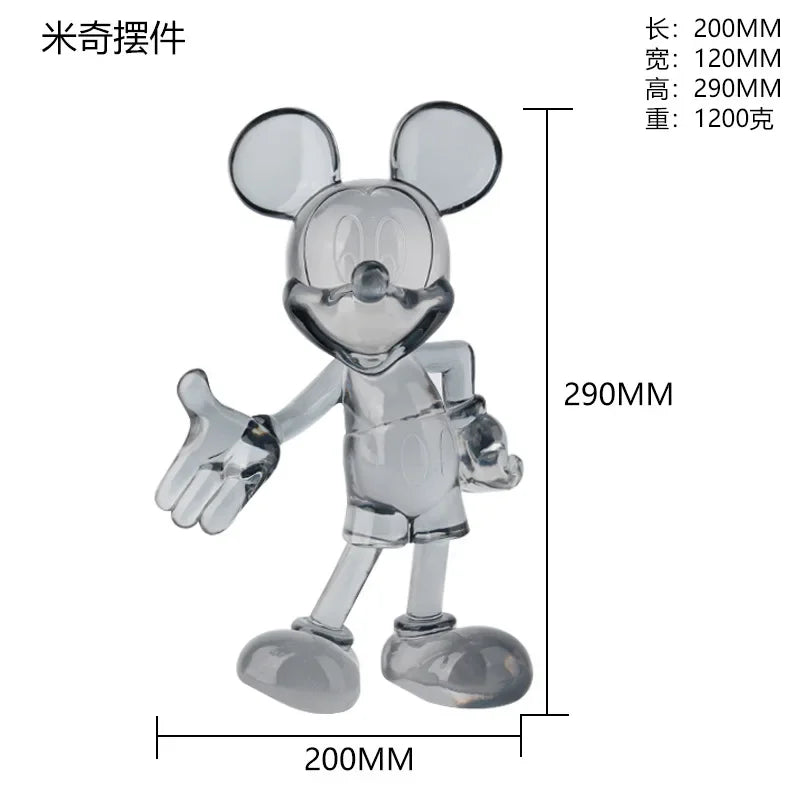 تمثال ميني ماوس العصري – مجسم ديكوري من الراتنج بحجم 20/30 سم