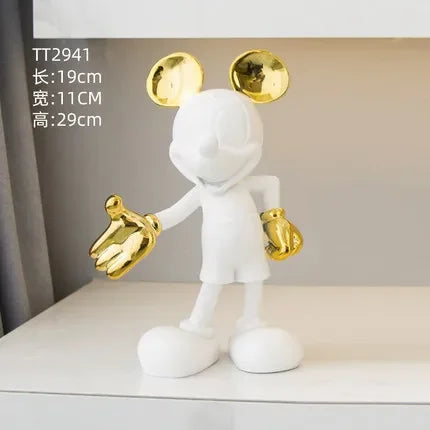 تمثال ميني ماوس العصري – مجسم ديكوري من الراتنج بحجم 20/30 سم