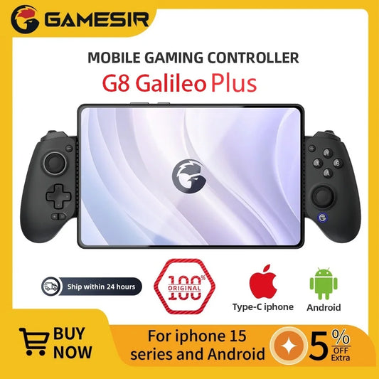 يد تحكم GameSir G8 Plus – متوافقة مع الهاتف، PC، Nintendo Switch والمزيد