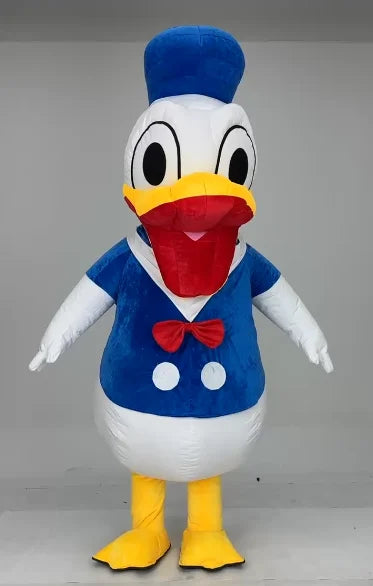 زي تميمة التنين البنفسجي القابل للنفخ – من MINISO Disney | بطول 2 إلى 2.6 متر | للكبار | مثالي للكوسبلاي والكرنفالات والعروض