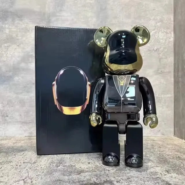 تمثال Bearbrick 400% (28 سم) – إصدار أبيض فارغ للتخصيص أو العرض