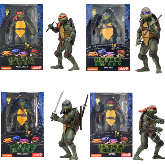 مجسمات سلاحف النينجا – إصدار أفلام TMNT من NECA | تماثيل مفصلية قابلة للحركة