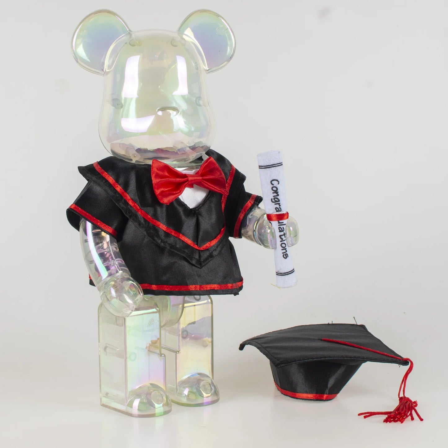 تمثال Bearbrick 400% بلباس التخرج – دمية ديكورية رائعة لهدية التخرج