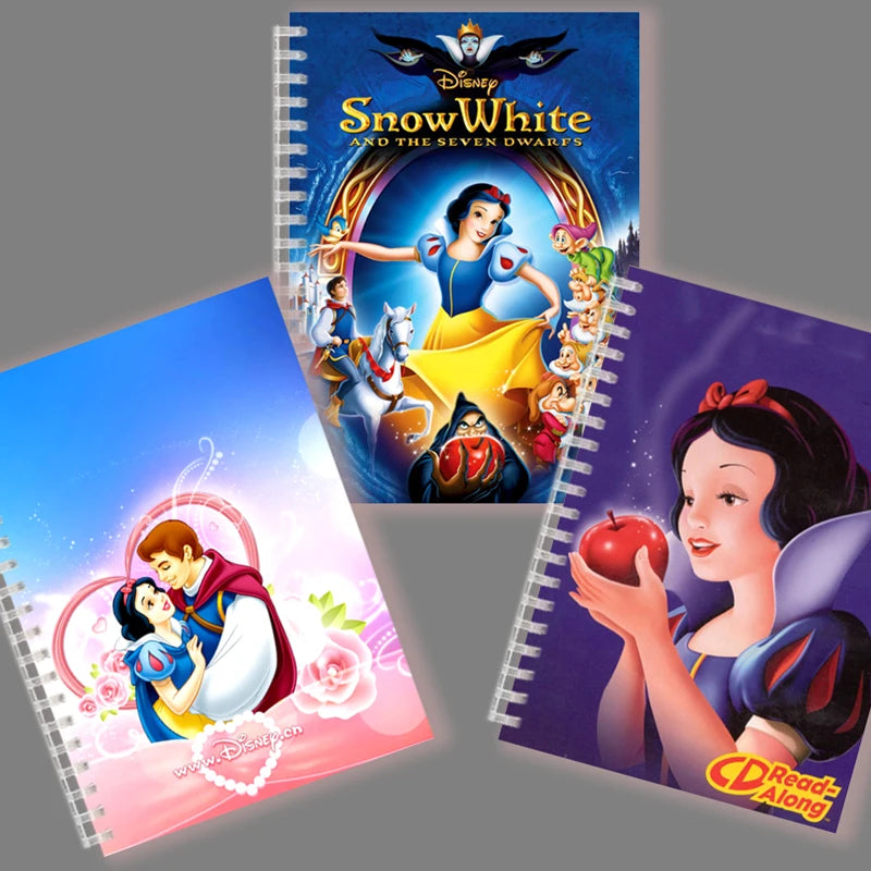 دفتر حلزوني A5 – كرتوني من ديزني سنو وايت والأقزام السبعة