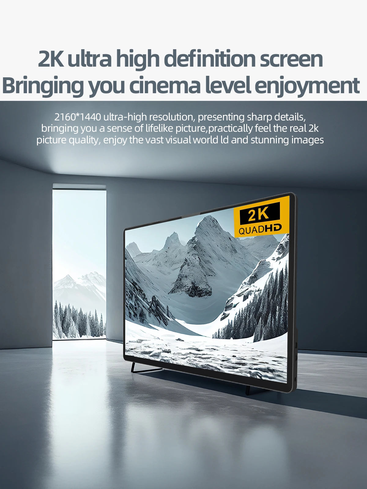 شاشة ZSUS المحمولة 14 إنش – بدقة 2K (2160×1440) وتحديث 60 هرتز | شاشة عرض إضافية مثالية للألعاب والعمل مع أجهزة متعددة