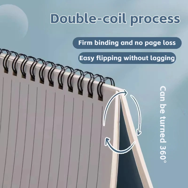 مجموعة من 5 دفاتر حلزونية بتصميم كلاسيكي قديم (Vintage)، تحتوي كل منها على 120 صفحة