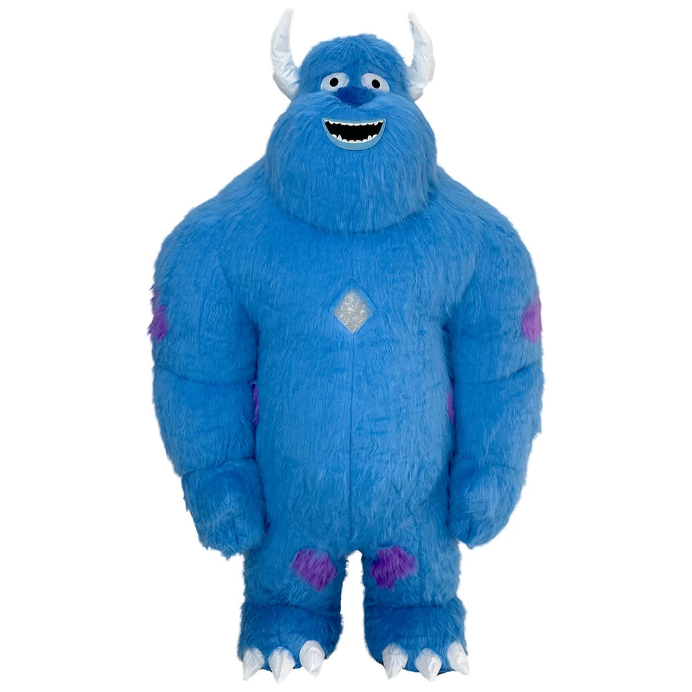 زي تميمة منتفخ من SAYGO – وحش أزرق مضحك للكبار | زي قابل للنفخ