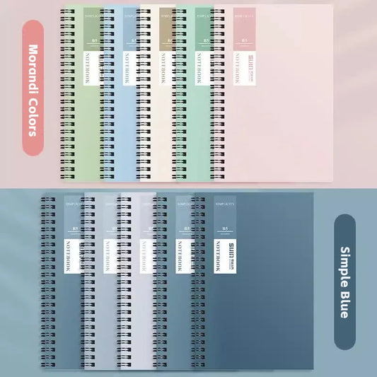 مجموعة من 5 دفاتر حلزونية بتصميم كلاسيكي قديم (Vintage)، تحتوي كل منها على 120 صفحة