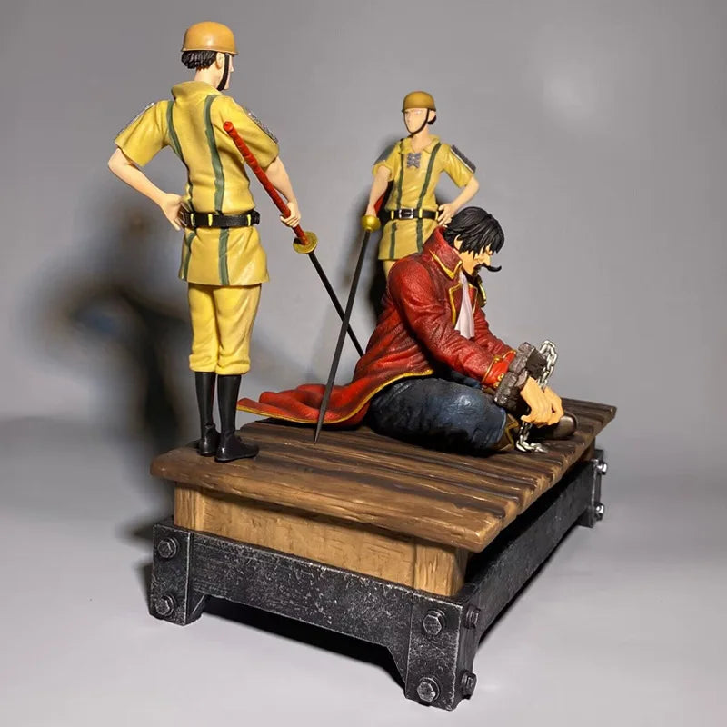 مجسم غول دي روجر – على منصة الإعدام | من أنمي One Piece | ارتفاع 26 سم | تمثال يدوي بتفاصيل دقيقة