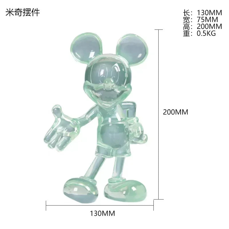 تمثال ميني ماوس العصري – مجسم ديكوري من الراتنج بحجم 20/30 سم