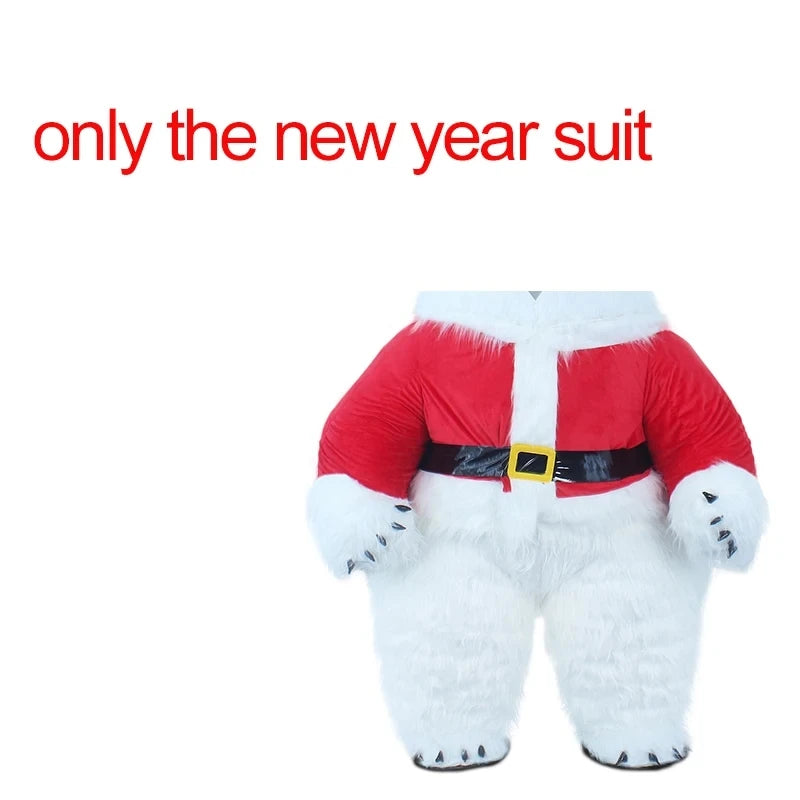 زي تميمة قابل للنفخ – دب قطبي أو باندا