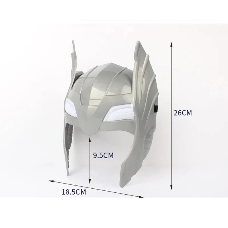 لعبة مطرقة ثور المضيئة مع قناع – إصدار أنمي تفاعلي | صوت وإضاءة | مناسبة للكوسبلاي والهدايا