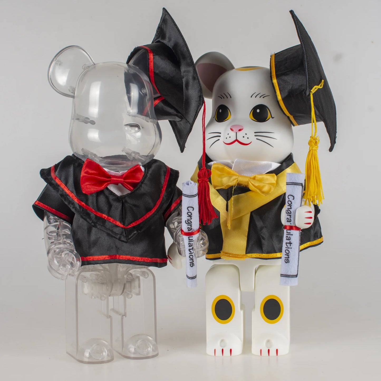 تمثال Bearbrick 400% بلباس التخرج – دمية ديكورية رائعة لهدية التخرج