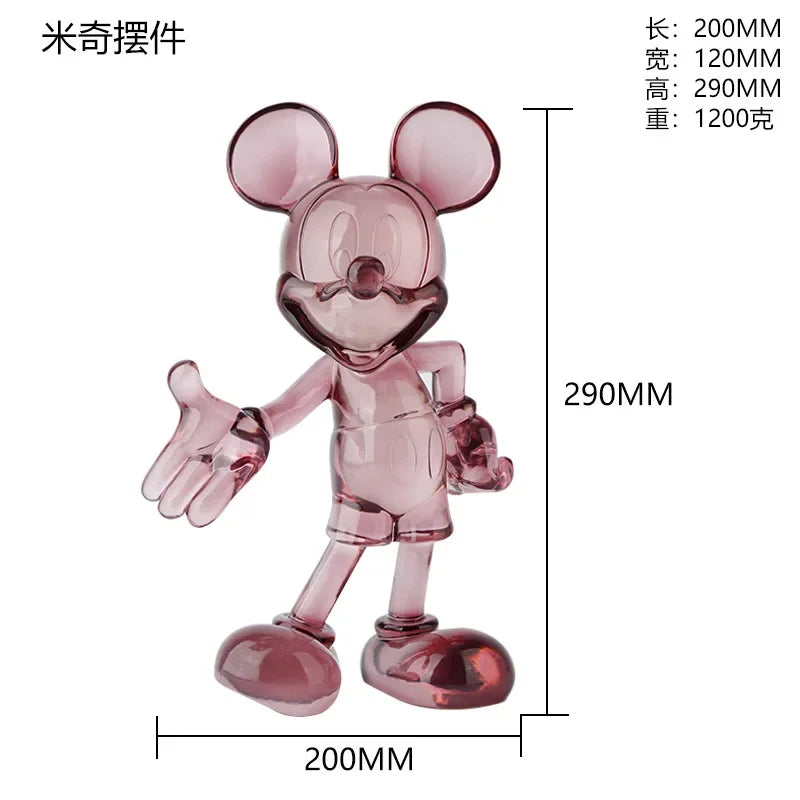 تمثال ميني ماوس العصري – مجسم ديكوري من الراتنج بحجم 20/30 سم