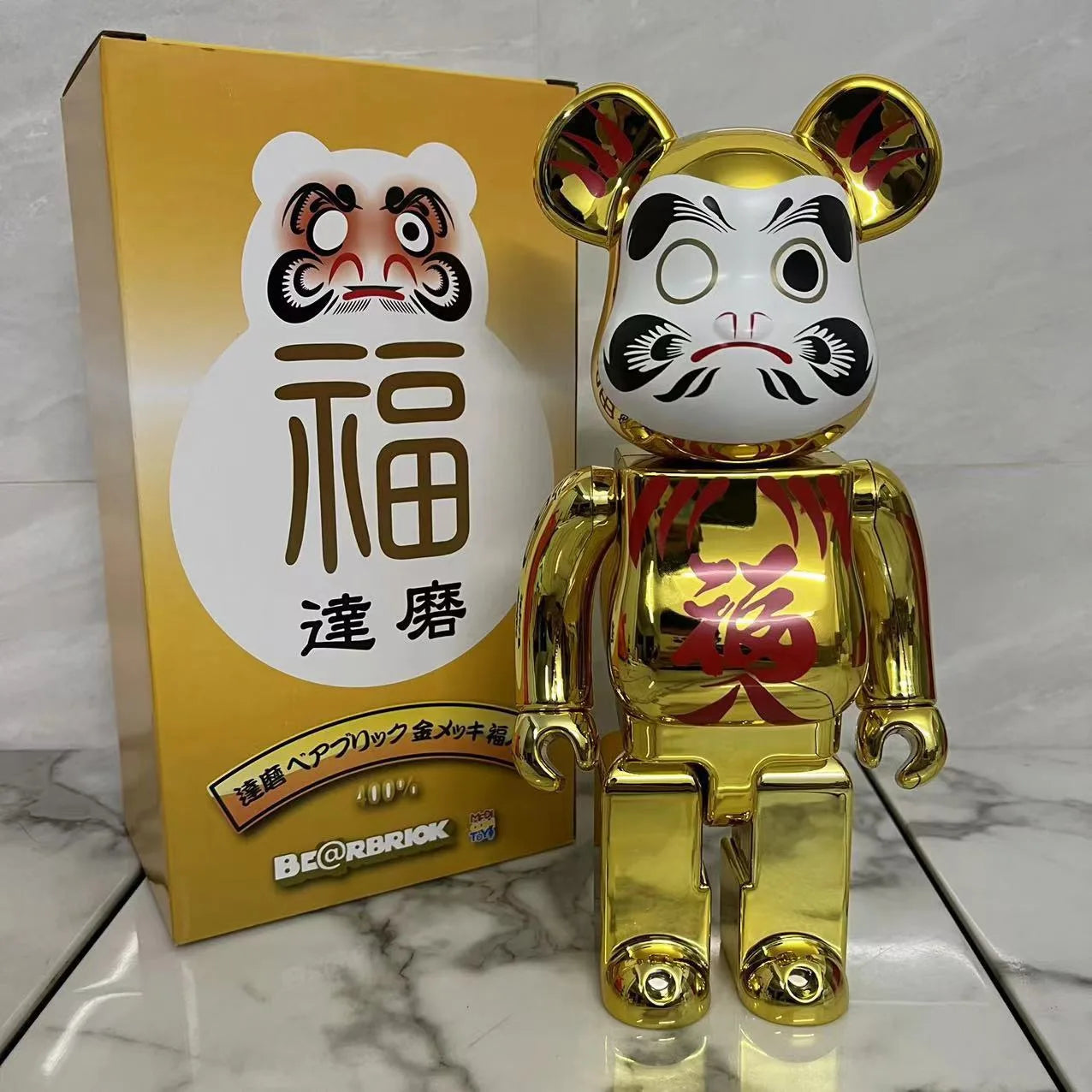تمثال Bearbrick بحجم 400% (28 سم) – قطعة ديكور فاخرة للمنزل والمكتب