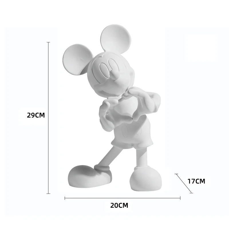 تمثال ديكوري فني – تصميم كرتوني من الراتنج لتزيين زوايا المنزل والمكتب