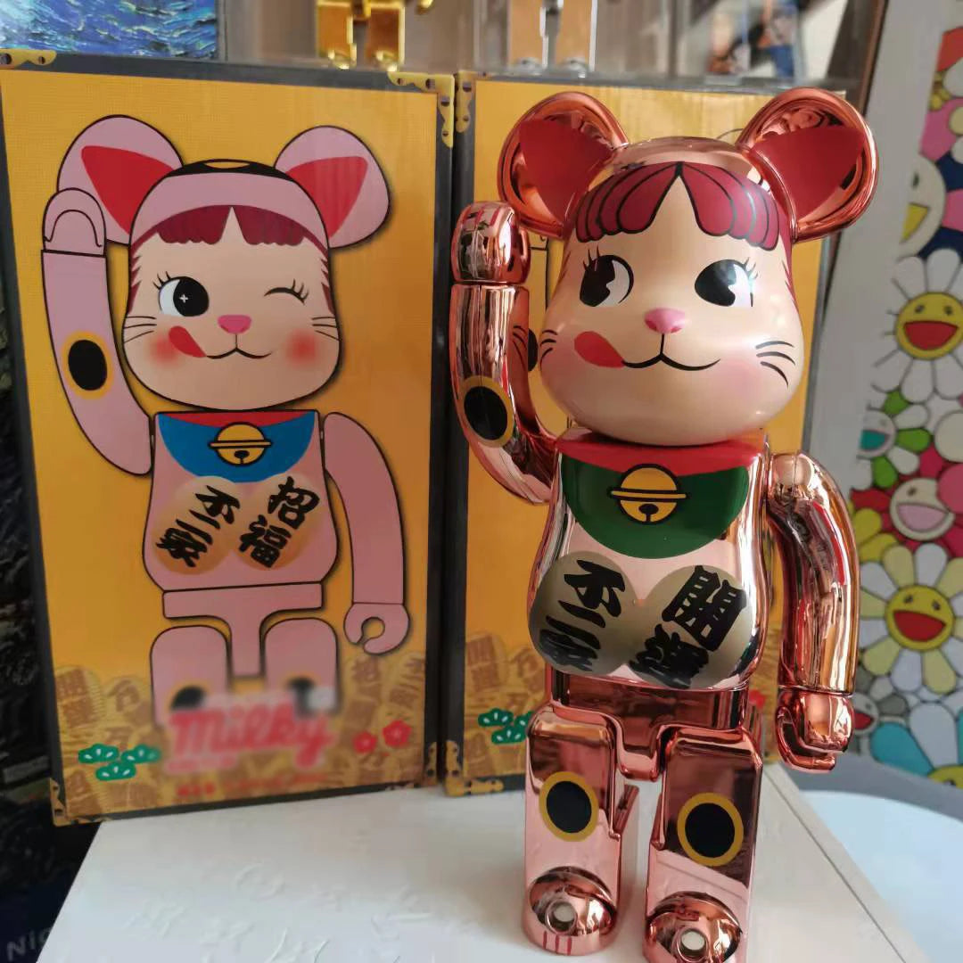 تمثال Bearbrick بحجم 400% (28 سم) – قطعة ديكور فاخرة للمنزل والمكتب