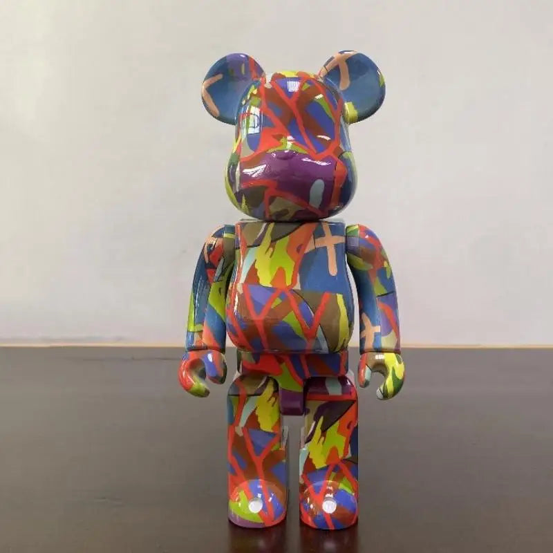تمثال Bearbrick بحجم 400% (28 سم) – قطعة ديكور فاخرة للمنزل والمكتب