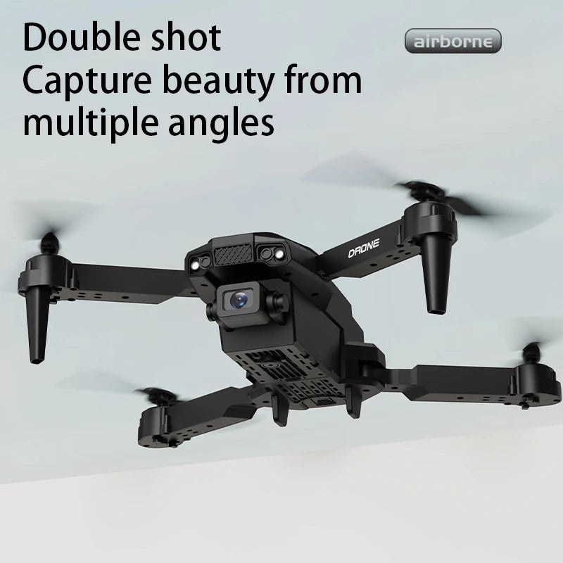 طائرة H4 ميني درون بكاميرتين 4K – واي فاي FPV، كاميرا واسعة الزاوية، تثبيت ارتفاع | درون قابلة للطي للأطفال والكبار