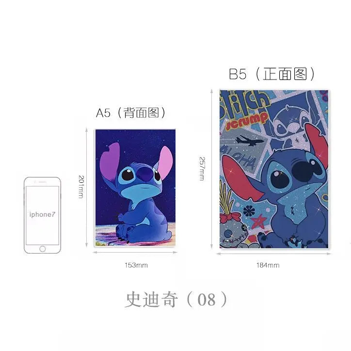دفتر ستتش (Stitch) بأسلوب كاوايي (لطيف)