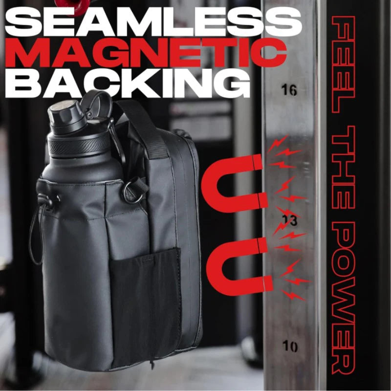 حقيبة زجاجة ماء مغناطيسية جديدة لعام 2025 – تثبيت قوي ومثالية للرياضة والسفر والاستخدام اليومي