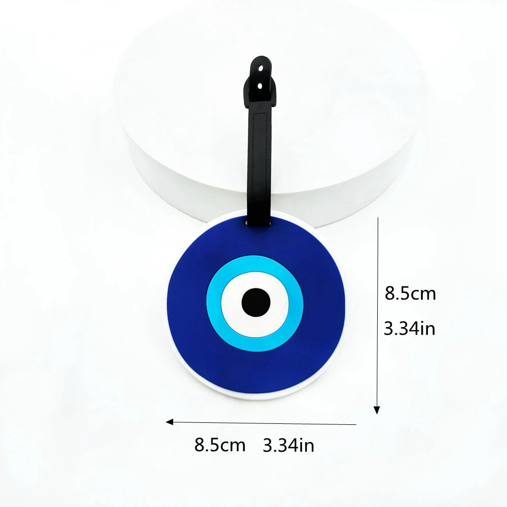 تاق شنطة سفر ستايل  – أزرق، متوفر بـ1 أو 3 قطع، للحماية من فقدان الشنط أثناء السفر