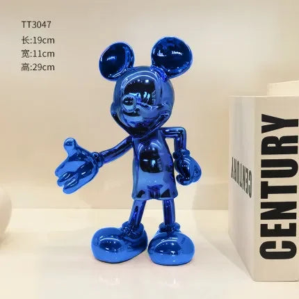 تمثال ميني ماوس العصري – مجسم ديكوري من الراتنج بحجم 20/30 سم