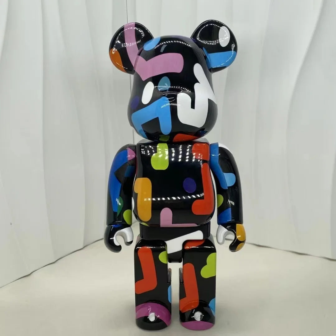 تمثال Bearbrick بحجم 400% (28 سم) – قطعة ديكور فاخرة للمنزل والمكتب