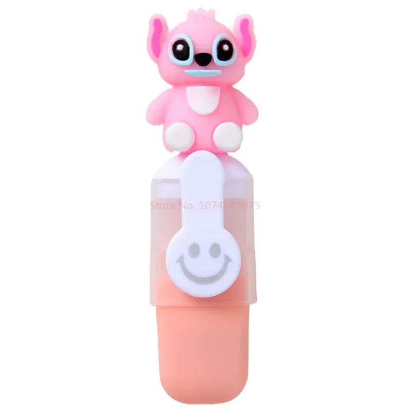 طقم 6 أقلام هايلايتر ستيتش – ماركرز كرتونية ملونة لطيفة ليلو & ستيتش