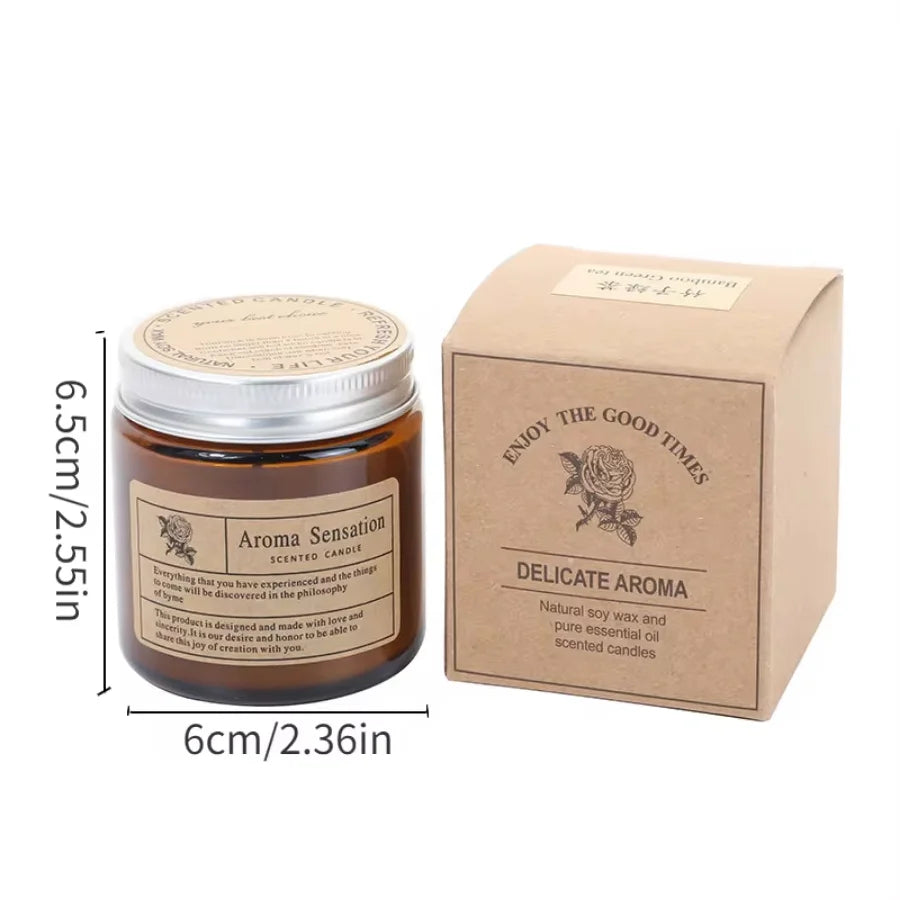 شمعة صويا برائحة نظافة فاخرة للمجلس والبيت   -      | 11