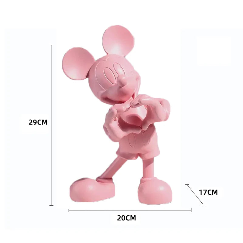 تمثال ديكوري فني – تصميم كرتوني من الراتنج لتزيين زوايا المنزل والمكتب